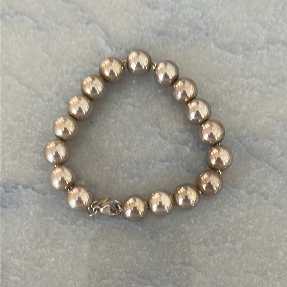 Genuine Tiffany’s Silver Bead Bracelet - Women's Jewelry